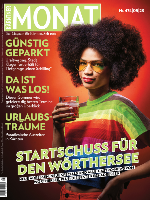 Magazincover für Kärntner MONAT Mai 2023