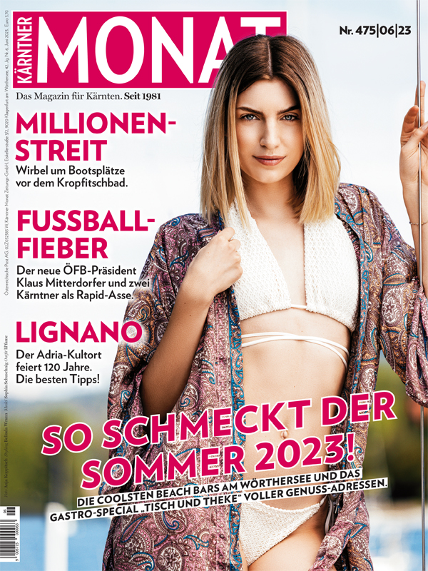 Magazincover für Kärntner MONAT Juni 2023