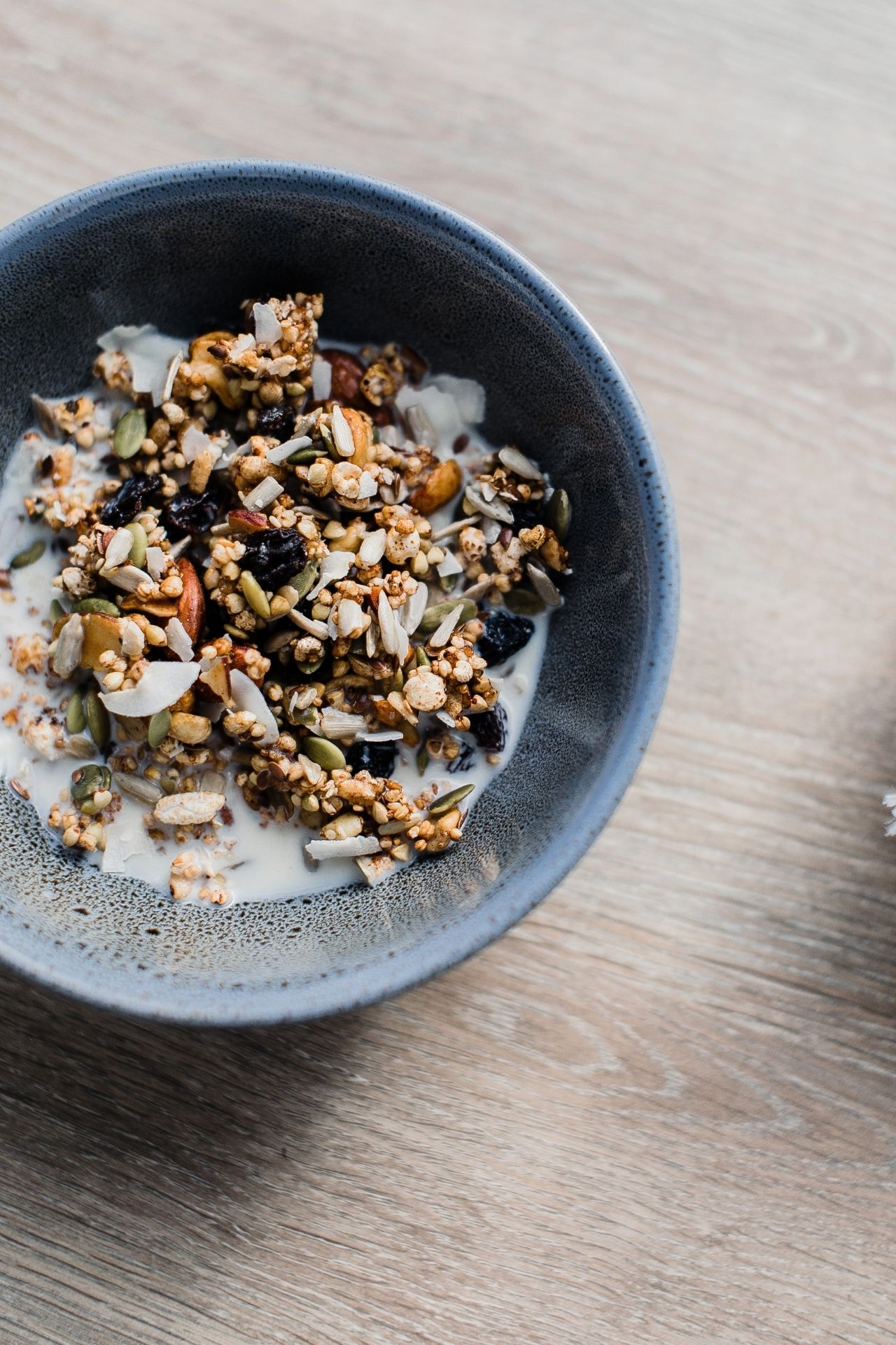 Müslischale mit gesundem Müsli