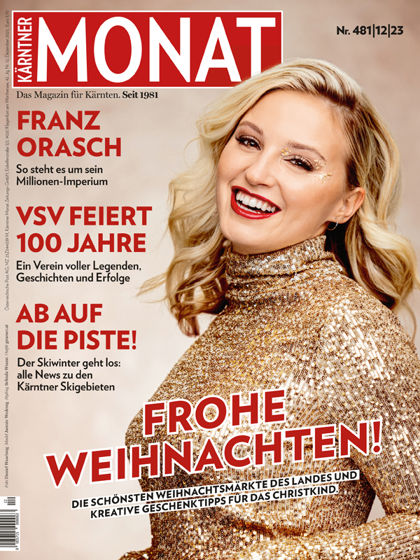 Magazincover für Kärntner MONAT Dezember 2023